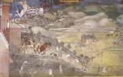 Ambrogio Lorenzetti Life in t he Country (mk08) china oil painting reproduction